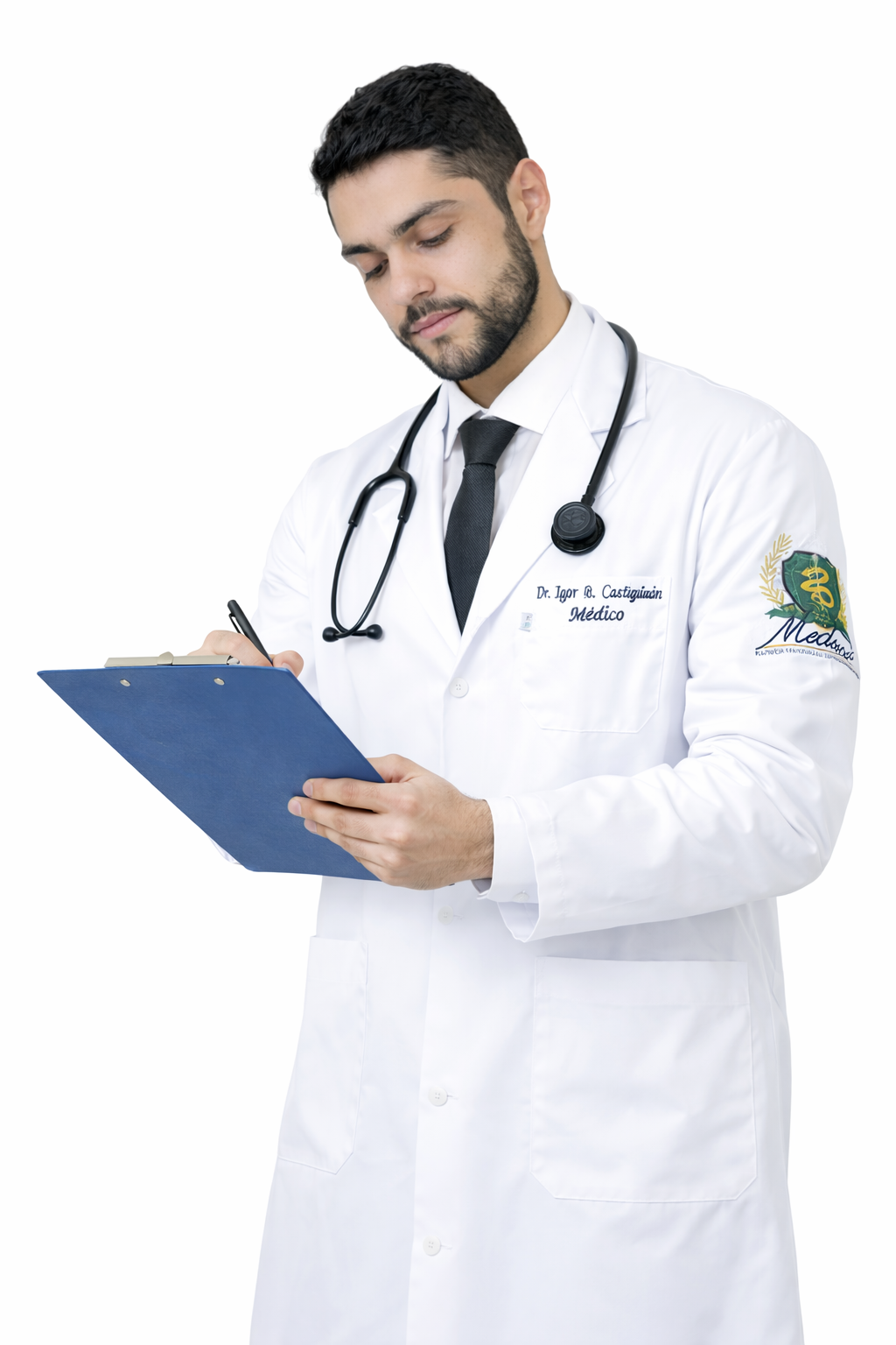 Dr. Igor Caciquinho atendendo paciente